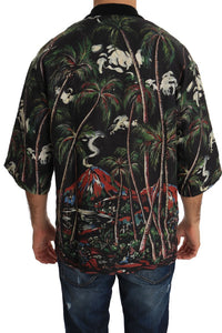 Thumbnail for Sicilian Volcano Motive Polo Tee