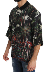 Thumbnail for Sicilian Volcano Motive Polo Tee