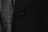 Thumbnail for Elegant Brown Jacquard Martini Suit