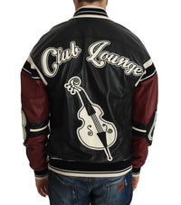 Thumbnail for Exquisite Sheepskin Leather Bomber Jacket