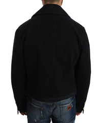 Thumbnail for Elegant Dark Blue Trench Coat Jacket