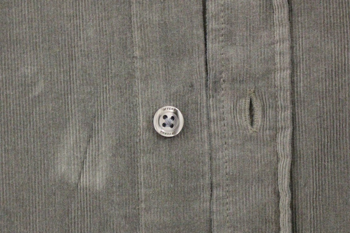 Chic Green Cotton Casual Men's Shirt