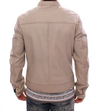 Thumbnail for Elegant Beige Leather Lambskin Jacket