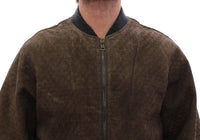 Thumbnail for Elegant Leather & Wool Blend Jacket