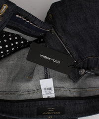 Thumbnail for Elegant Oversize Boyfriend Jeans in Dark Blue