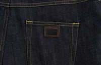 Thumbnail for Elegant Oversize Boyfriend Jeans in Dark Blue