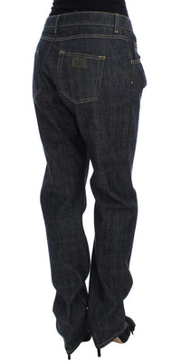 Thumbnail for Elegant Oversize Boyfriend Jeans in Dark Blue