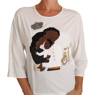 Thumbnail for Elegant Silk Blend Crewneck Blouse