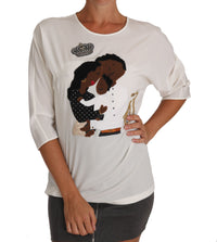 Thumbnail for Elegant Silk Blend Crewneck Blouse