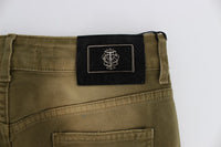 Thumbnail for Green Wash Slim Fit Cotton Stretch Jeans