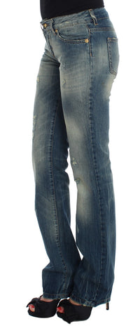 Thumbnail for Sleek Flair Leg Low Waist Denim