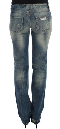 Thumbnail for Sleek Flair Leg Low Waist Denim