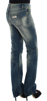 Thumbnail for Sleek Flair Leg Low Waist Denim