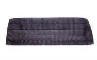 Thumbnail for Elegant Black Silk Cummerbund with Polka Dots