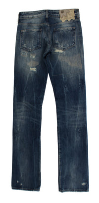 Thumbnail for Elegant Flare Fit Blue Denim Jeans