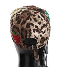 Thumbnail for Brown Leopard Sequin Sicily Applique Baseball Hat