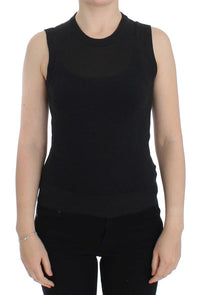 Thumbnail for Elegant Black Sleeveless Pullover Vest