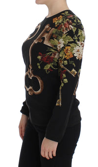 Thumbnail for Elegant Medieval Print Silk Blouse