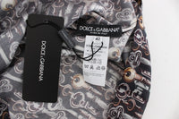Thumbnail for Enchanted Sicily Silk Blouse with Key Print