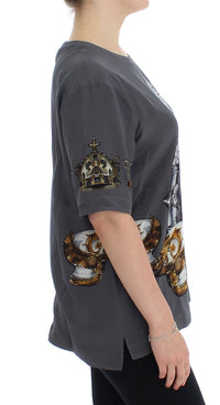 Thumbnail for Enchanted Sicily Silk Blouse with Knight Print