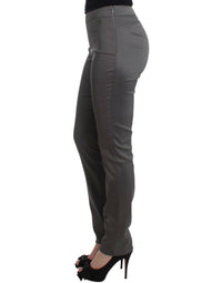 Thumbnail for Chic Gray Slim-Fit Designer Pants