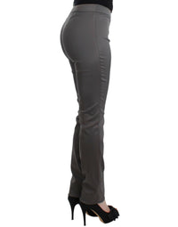 Thumbnail for Chic Gray Slim-Fit Designer Pants