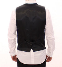 Thumbnail for Elegant Gray Striped Dress Vest