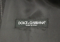 Thumbnail for Sleek Gray Striped Wool Dress Vest