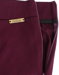 Thumbnail for Elegant Purple Slim Pants