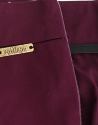 Thumbnail for Elegant Purple Slim Pants