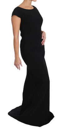Thumbnail for Elegant Black Maxi Sheath Dress