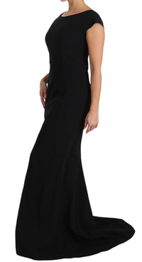 Thumbnail for Elegant Black Maxi Sheath Dress