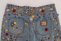 Thumbnail for Enchanted Sicily Crystal Heart Boyfriend Jeans