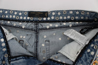 Thumbnail for Enchanted Sicily Crystal Heart Boyfriend Jeans