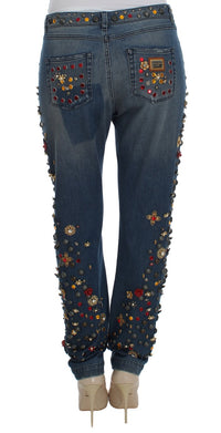 Thumbnail for Enchanted Sicily Embellished Boyfriend Jeans