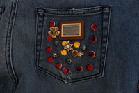 Thumbnail for Enchanted Sicily Embellished Boyfriend Jeans