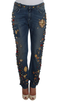 Thumbnail for Enchanted Sicily Embellished Boyfriend Jeans