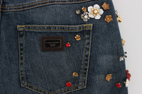 Thumbnail for Enchanted Sicily Crystal Heart Boyfriend Jeans