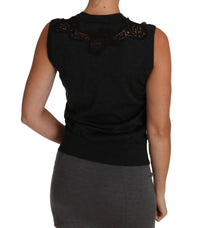 Thumbnail for Chic Gray Sleeveless Silk Blend Blouse