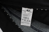 Thumbnail for Embroidered Capri Jeans for Elegant Styling