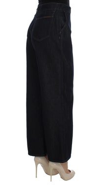 Thumbnail for Chic High Waist Flare Jeans in Dark Blue