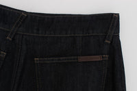 Thumbnail for Chic High Waist Flare Jeans in Dark Blue