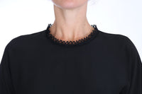 Thumbnail for Elegant Lace Detailed Silk Blouse