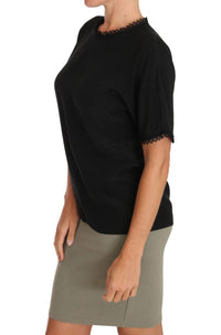 Thumbnail for Elegant Lace Detailed Silk Blouse
