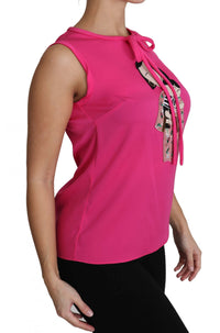 Thumbnail for Elegant Pink Silk Family Tank Top Shirt