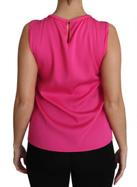 Thumbnail for Elegant Pink Silk Family Tank Top Shirt