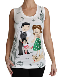Thumbnail for Elegant White Sleeveless Cotton Silk Shirt