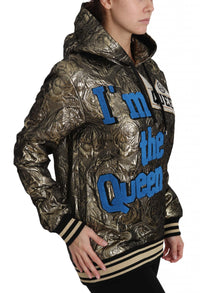 Thumbnail for Im The Queen Multicolor Hoodie Sweatshirt