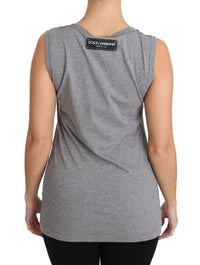 Thumbnail for Sequined Heart Tank Top in Gray
