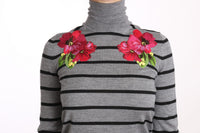 Thumbnail for Elegant Embroidered Cashmere-Silk Sweater